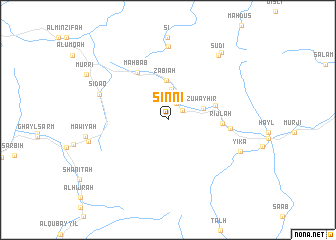 map of Sinnī