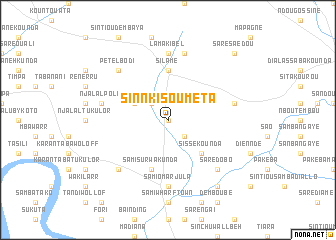 map of Sinnki Souméta