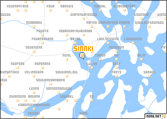 map of Sinnki