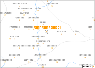 map of Sinnsan Samari