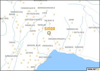 map of Sinoa