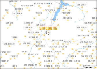 map of Sino-dong