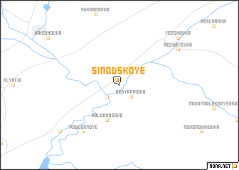 map of Sinodskoye