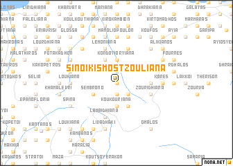 map of Sinoikismós Tzoulianá