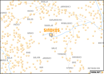 map of Sinokos