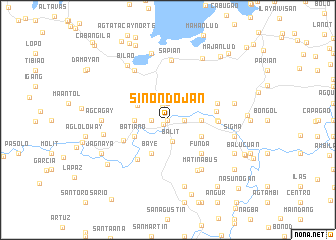 map of Sinondojan