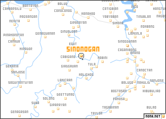 map of Sinonogan