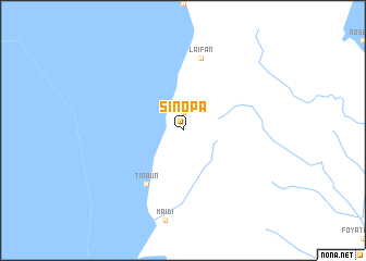 map of Sinopa