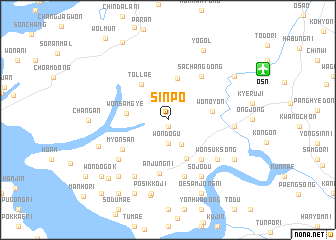 map of Sinp\