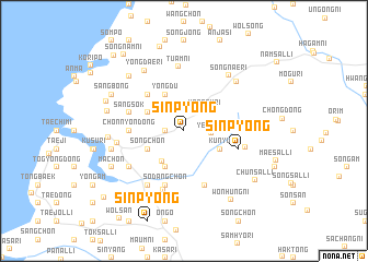 map of Sinp\