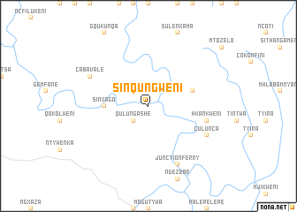 map of Sinqungweni