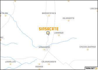 map of Sinsacate