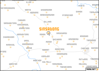 map of Sinsa-dong