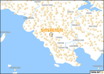 map of Sinsaeng-ni