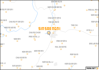 map of Sinsaeng-ni