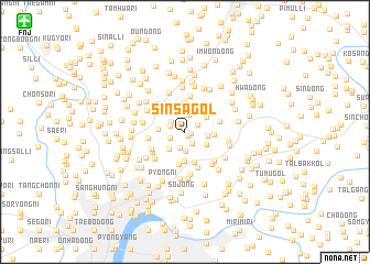 map of Sinsa-gol