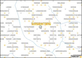 map of Sinsai-htang