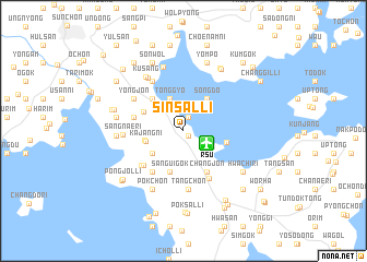 map of Sinsal-li