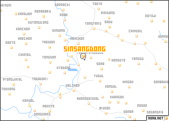 map of Sinsang-dong