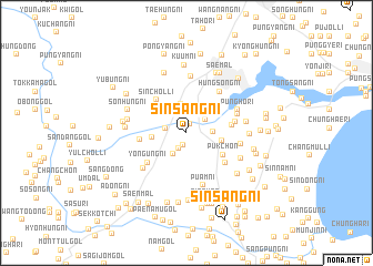 map of Sinsang-ni