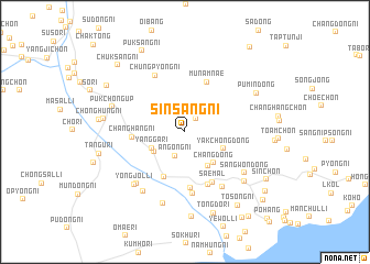 map of Sinsang-ni