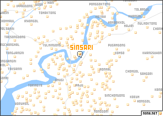map of Sinsa-ri