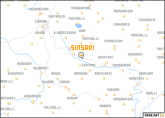 map of Sinsa-ri