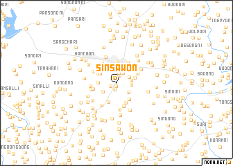 map of Sinsawŏn