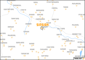 map of Sinsiam