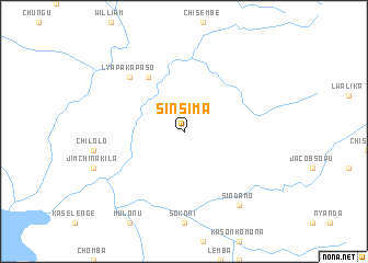 map of Sinsima