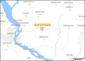 map of Sinsinawa