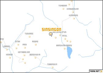 map of Sinsingon