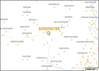 map of Sinsinhyŏn