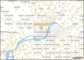 map of Sinsŏ-dong