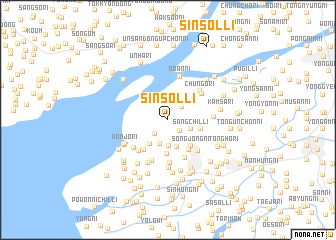 map of Sinsŏl-li