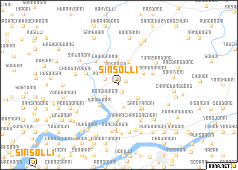 map of Sinsŏl-li