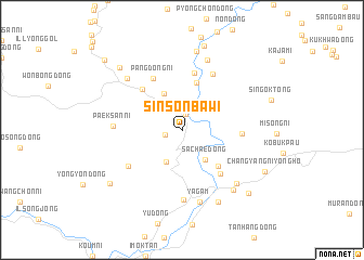 map of Sinsŏnbawi