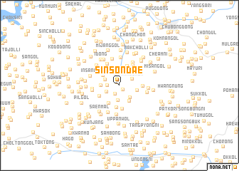 map of Sinsondae