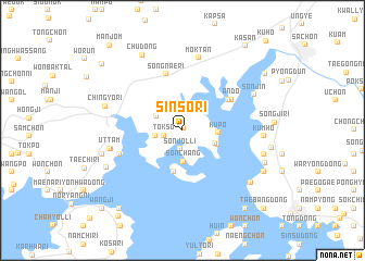 map of Sinso-ri