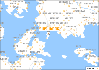 map of Sinsu-dong