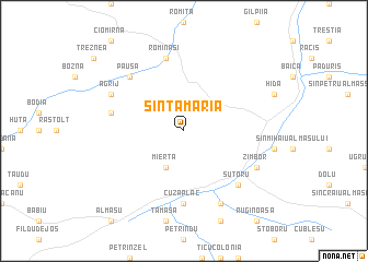 map of Sînta Maria