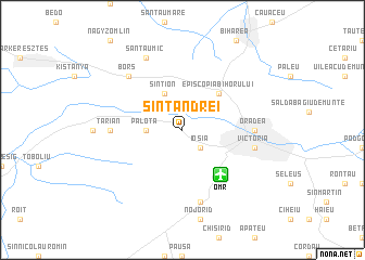 map of Sîntandrei