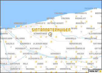 map of Sint Anna ter Muiden