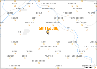 map of Sîntejude