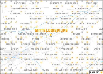 map of Sint-Eloois-Vijve
