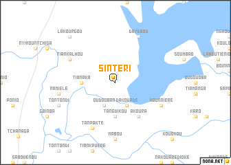 map of Sintéri