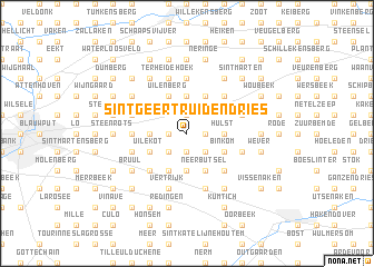 map of Sint-Geertruidendries