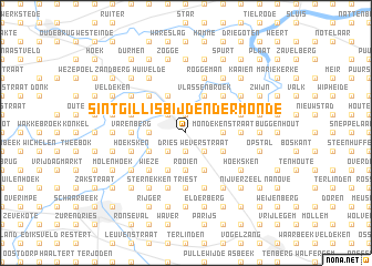 map of Sint-Gillis-bij-Dendermonde