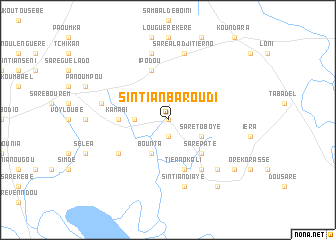 map of Sintiân Baroudi