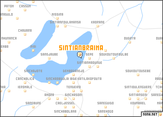 map of Sintiân Braïma